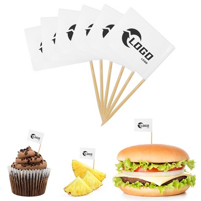 Full Color Custom Toothpick Flag