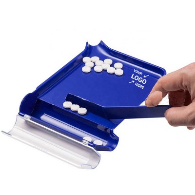 Plastic Pill Counter Tray with Spatula