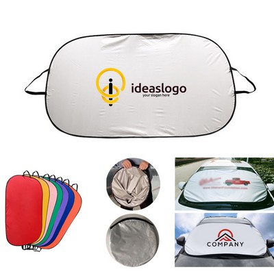 Front Shield Silver Car Sunshade