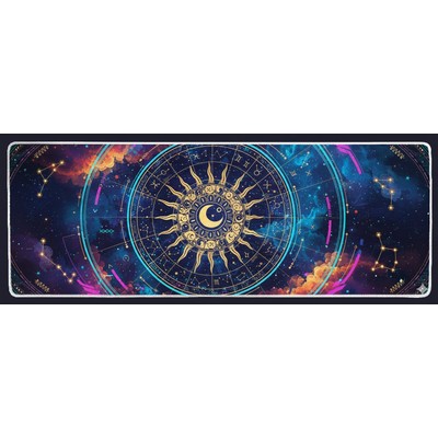 11.8" x 31.5" Sublimated Desk Mouse Pad (3mm)