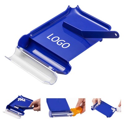 ABS Plastic Pill Counter Tray With Spatula