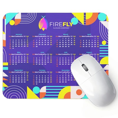 7" x 8 2/3" x 1/8" Soft Surface Mouse Pad