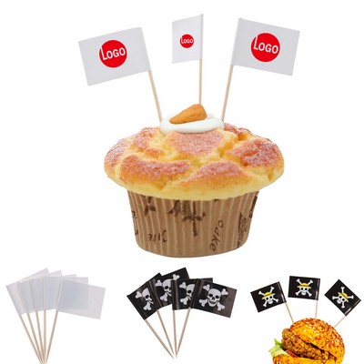 Customizable Portable Toothpick Flag